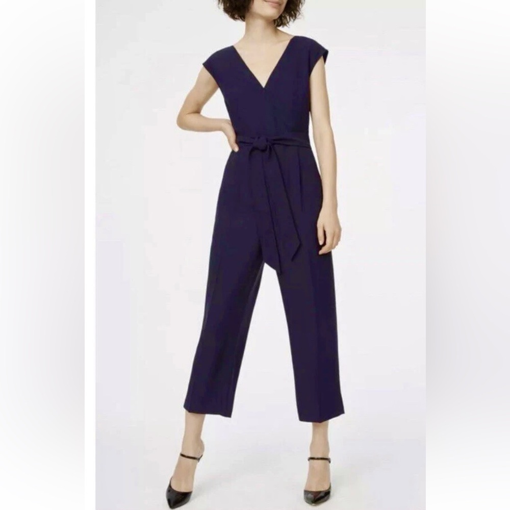Club Monaco Lorenny Blue belted Jumpsuit